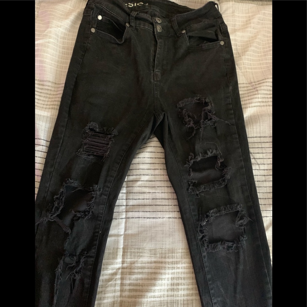 Black High waist jeans